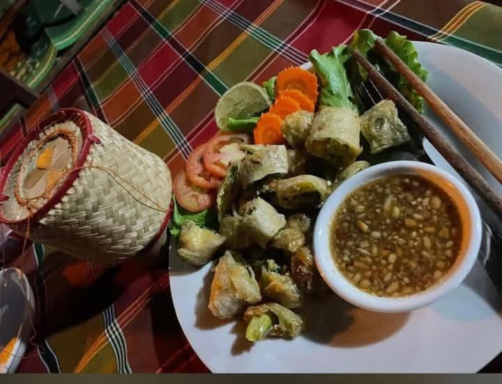 Champa Guesthouse Muang Không Zewnętrze zdjęcie